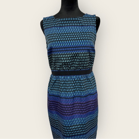 Loft Ann Taylor Small Geometric Tank Dress - Picture 4 of 8